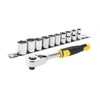 ST.Rinkinys KLUCZY 11el. 3/8" +terkšlė 72T | Stanley