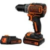 Black &amp; Decker Juodas &amp; Decker Suktuvas-gręžtuvas Juodas &amp; Decker BL186K1B2-QW; 18 V; 2x2,0 Ah akum.