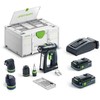Suktuvas-gręžtuvas Festool C 18 HPC 4,0 I-Set; 18 V; 2x4,0 Ah akum