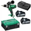 Suktuvas-gręžtuvas Hikoki DS18DSDLWPZ; 18 V; 2x5,0 Ah akum.