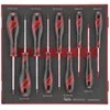TengTools Atsuktuvų komplektas Teng Tools TED909TXN; EVA; 9 vnt.