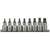 TengTools Galvučių su antgaliais rinkinys Teng Tools M1213TX; TORX; 1/2''; 9 vnt.