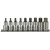 TengTools Galvučių su antgaliais rinkinys Teng Tools M1212; HEX; 1/2''; 9 vnt.