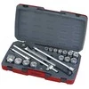 TengTools Sukimo galvučių komplektas Teng Tools T3418-6; 3/4''; 18 vnt.