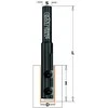 Tiesi pirštinė freza CMT; S=12 mm; D=14 mm