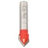 Bosch V formos išdrožos frezos 8 mm, D 12,7 mm, L 10 mm