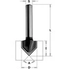 V formos griovelių freza CMT Contractor K958-110; S=8 mm; D=11 mm