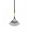 Fiskars OneClick metalinis, vėduoklinis lapų grėblys +kotas L