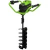 Žemės grąžtas Greenworks GD60EA; 60 V (be akumuliatoriaus ir pakrovėjo)