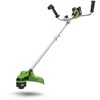 Žoliapjovė - trimeris Greenworks GD24X2BCB; 2x24 V (be akumuliatoriaus ir pakrovėjo)