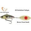 Blizgė Savage Gear 3D Sticklebait Tailspin Brown Trout Smolt