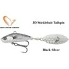 Blizgė Savage Gear 3D Sticklebait Tailspin Juodas Sidabrinis