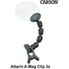 Didinamasis stiklas Carson Attach-A-Mag Clip 2x