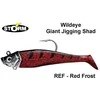 Guminukai Storm WildEye Giant Jigging Shad 23cm REF Raudona Frost