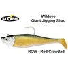 Guminukai Storm WildEye Giant Jigging Shad 23cm RCW Raudona Crawdad