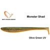 Guminukas Savage Gear Monster Shad Olive Žalias UV