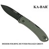 Ka Bar Peiliukas KABAR Dozier Hunter Foliage Žalias 4062FG