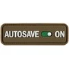M Tac PVC antsiuvas-lipdukas AUTOSAVE ON Chaki (51116705)