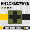 M Tac PVC antsiuvas-lipdukas medicininis kryžius, Juodas/žalias
