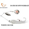 Masalas Savage Gear Da'Bush Spinnerbait Baltas Sidabrinis
