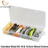 Masalų rinkinys Savage Gear Cannibal Shad Kit 10cm/12,5cm 36vnt