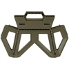 Max Fuchs Kempingo kėdutė MFH Camping Stool sulankstoma aukštis 24 cm OD žalias