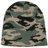 Max Fuchs Megzta kepurė, `Beanie`, miško spalvinimas, plonas mezgimas (10931T)