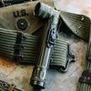 Mil-Tec Kariškas žibintuvėlis LED, 2D, žalios spalvos