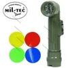 Mil-Tec Kariškas žibintuvėlis LED, 2D, žalios spalvos