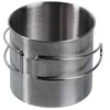 Mil-Tec nerūdijančio plieno puodelis 600 ml (VIELINĖ RANKENA)