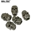 Mil-tec Skull fiksatoriai 10 vnt. Olive