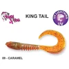 Minkštas masalas Crazy Fish King Tail Caramel 65 mm