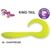 Minkštas masalas Crazy Fish King Tail Chartreuse 65 mm
