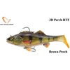 Minkštas masalas Savage Gear 3D Perch RTF Brown Perch