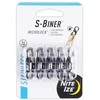 NITE-IZE karabinas S-Biner MicroLock (5vnt) juodas