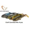 Savage Gear Craft Cannibal Paddletail Clear Vanduo rinkinys
