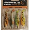 Savage Gear Craft Cannibal Paddletail Dark Vanduo rinkinys