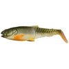 Savage Gear Craft Cannibal Paddletail Olive Pearl Hot Oranžinis