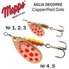 Sukriukė Mepps Aglia Copper/red dot