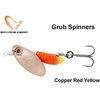 Sukriukė Savage Gear Grub Spinner Copper Raudona Geltona