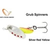 Sukriukė Savage Gear Grub Spinner Sidabrinis Raudona Geltona