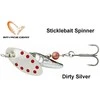 Sukriukė Savage Gear Sticklebait Spinner Dirty Sidabrinis