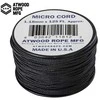Virvė Atwood Rope MFG Micro Cord 38 m Juoda