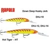 Vobleris Rapala Down Deep Husky Jerk Hot Tiger HT