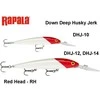 Vobleris Rapala Down Deep Husky Jerk Raudona Head RH