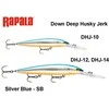 Vobleris Rapala Down Deep Husky Jerk Sidabrinis Mėlyna SB