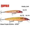 Vobleris Rapala Husky Jerk Glass Violetinė Sunfire GPSF