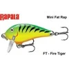 Vobleris Rapala Mini Fat Rap MFR03FT Fire Tiger