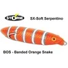 Vobleris Storm SX-Soft Serpentino Banded Oranžinis Snake