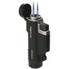 Žiebtuvėlis Highlander Outdoor Turbo Twin Flame Juodas